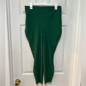 Lululemon Base Pace High Rise Tights Leggings Two Tone Ribbed Size 12